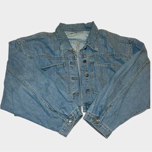 Fashion Nova Denim Jacket 3X Plus Size